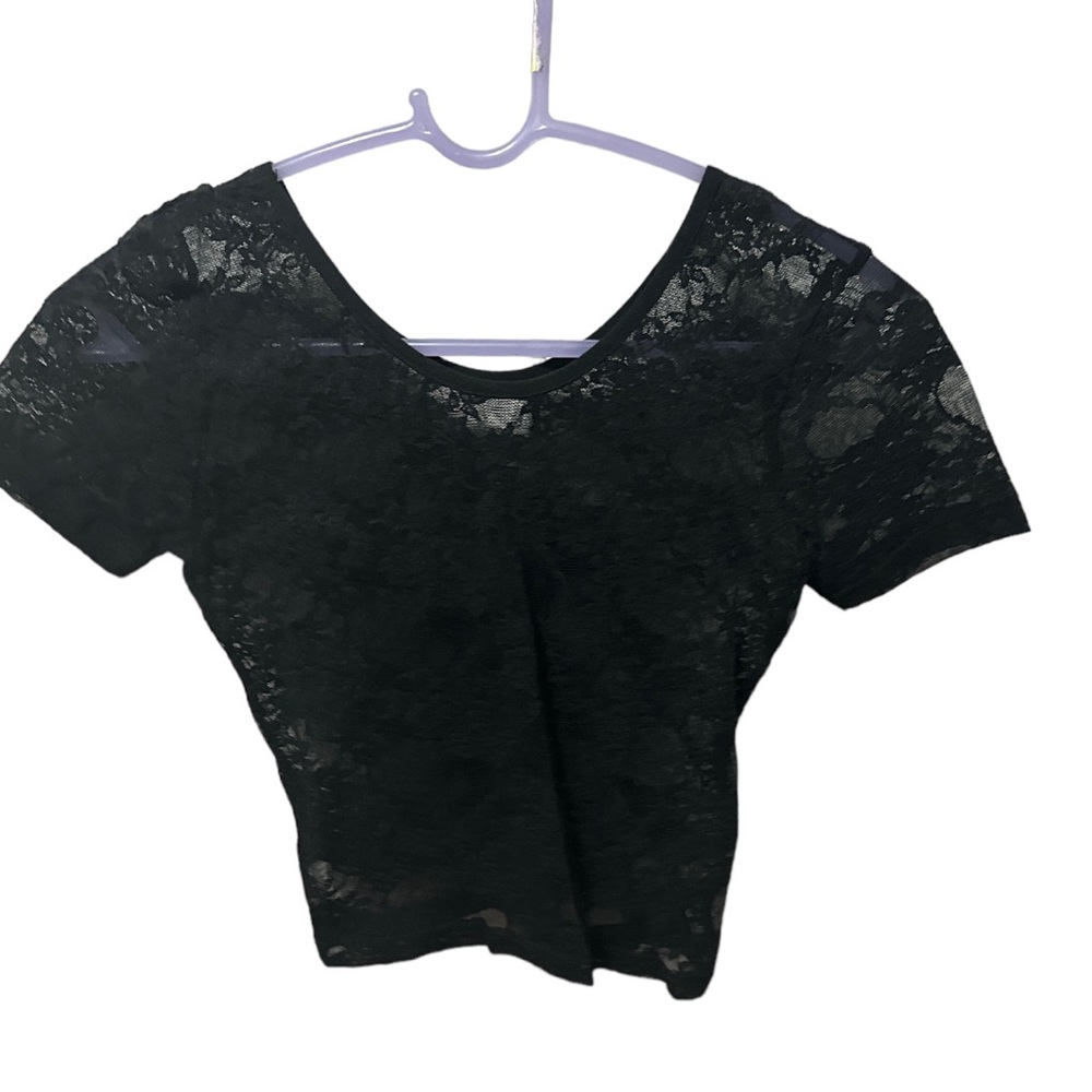 Lace American apparel crop top